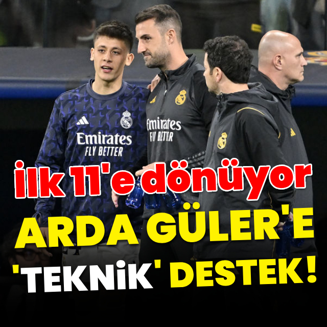 Arda Güler'e 'teknik' destek!