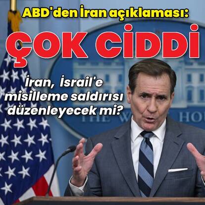 ABD'den İran açıklaması: Çok ciddi