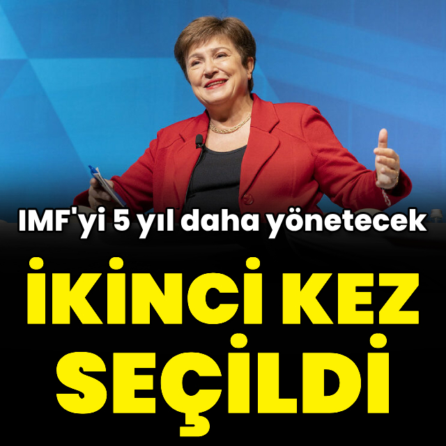 Georgieva, IMF başkanlığına yeniden seçildi