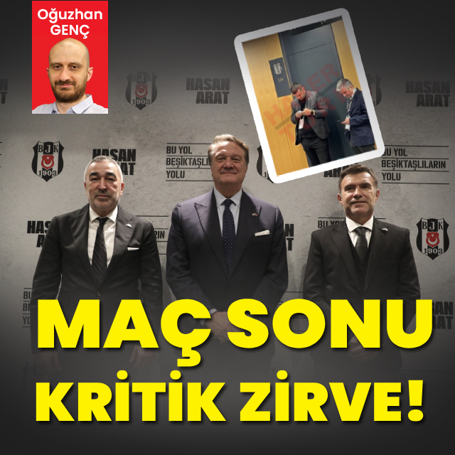 Beşiktaş'ta kritik toplantı!