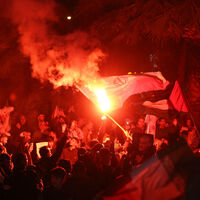 Tahran'da İran'ın saldırılarına destek gösterisi