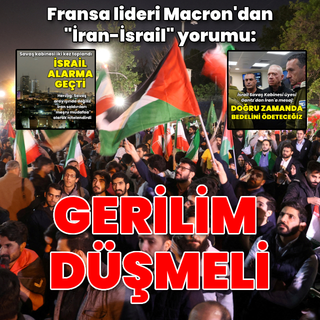 Fransa: Gerilim yükselmemeli
