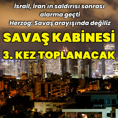 İran'ın saldırısının ardından İsrail alarma geçti