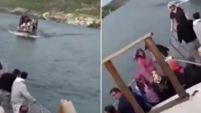 Şanlıurfa Halfeti'de iki tekne çarpıştı!
