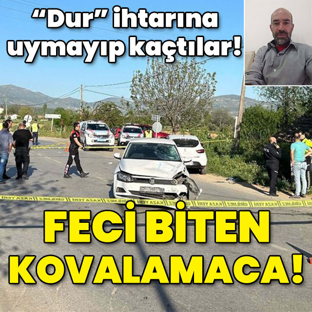 Polisten kaçtılar! Feci biten kovalamaca!