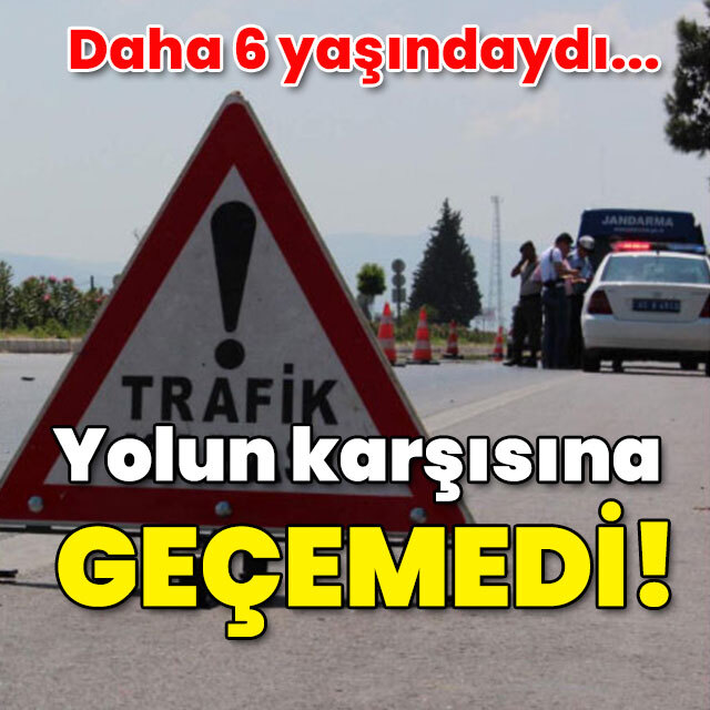 Daha 6 yaşındaydı... Yolun karşısına geçemedi!