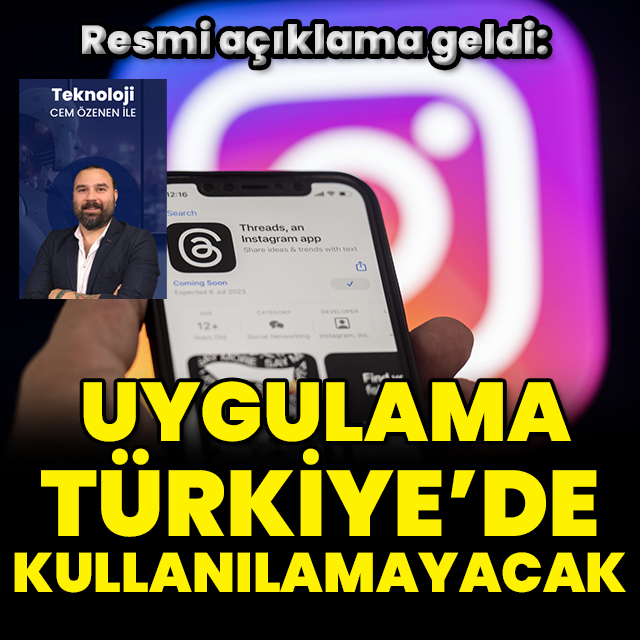 Threads Türkiye'de kullanılamayacak!