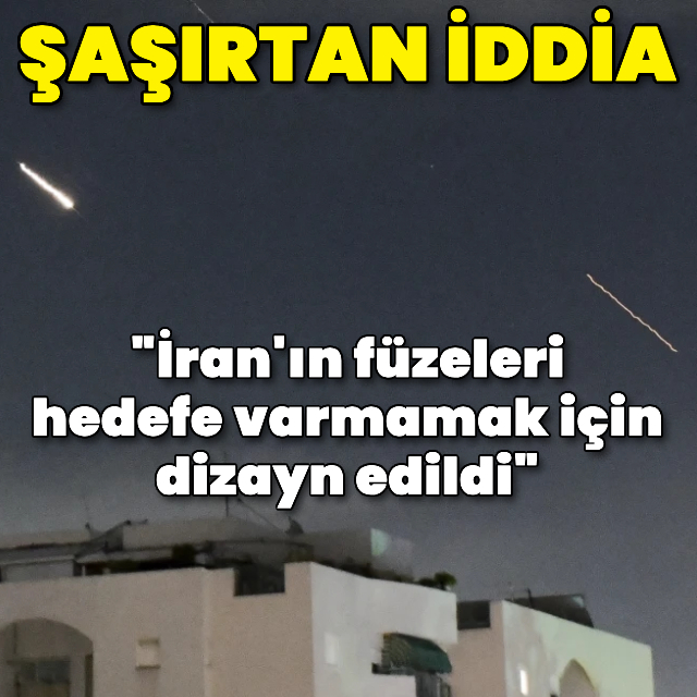 "Füzelerin hedefe varmaması amaçlandı"