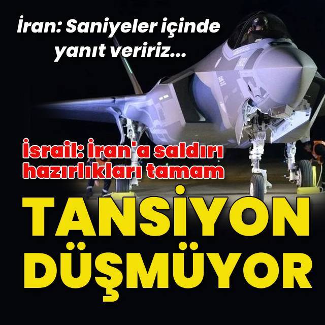 İsrail: İran'a saldırı hazırlıkları tamam