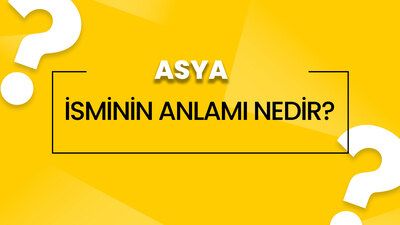 Asya isminin anlamı nedir?