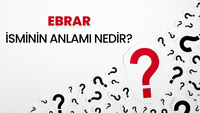 Ebrar isminin anlamı nedir?