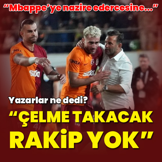 "Çelme takacak rakip yok"