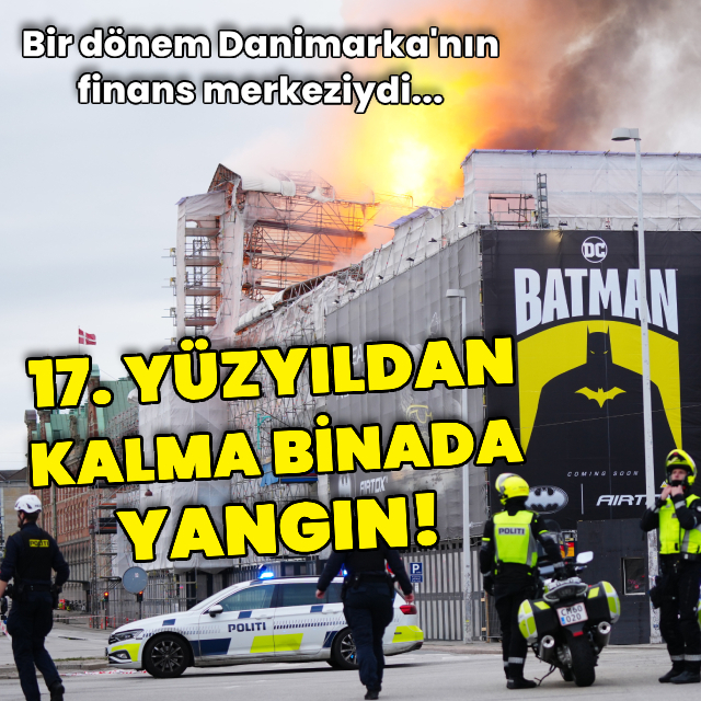 17. yüzyıldan kalma binada yangın!