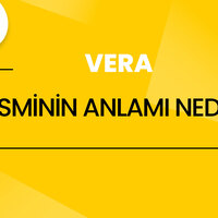Vera isminin anlamı nedir?