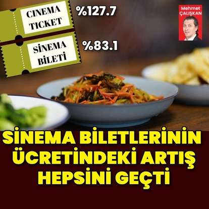 Sinema ücretleri artışı hepsini geçti