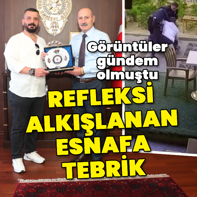 Refleksi alkışlanan esnafa tebrik