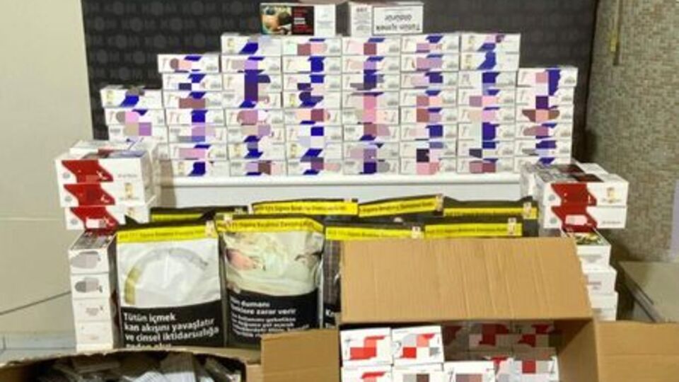 Kırıkkale'de 39 bin makaron ele geçirildi