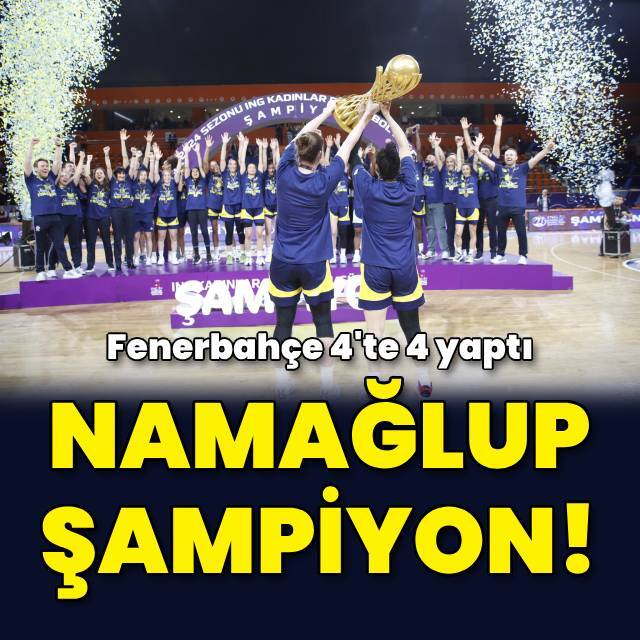 Fenerbahçe namağlup şampiyon!