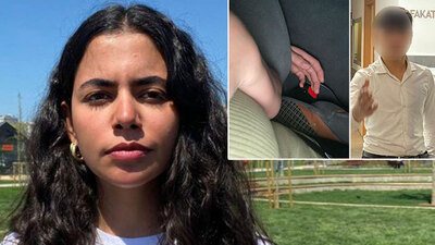 Olay anını görüntüledi! Yolcu otobüsünde taciz!