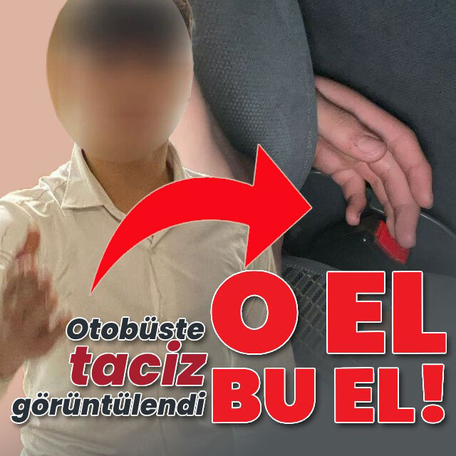 Olay anını görüntüledi! Yolcu otobüsünde taciz!