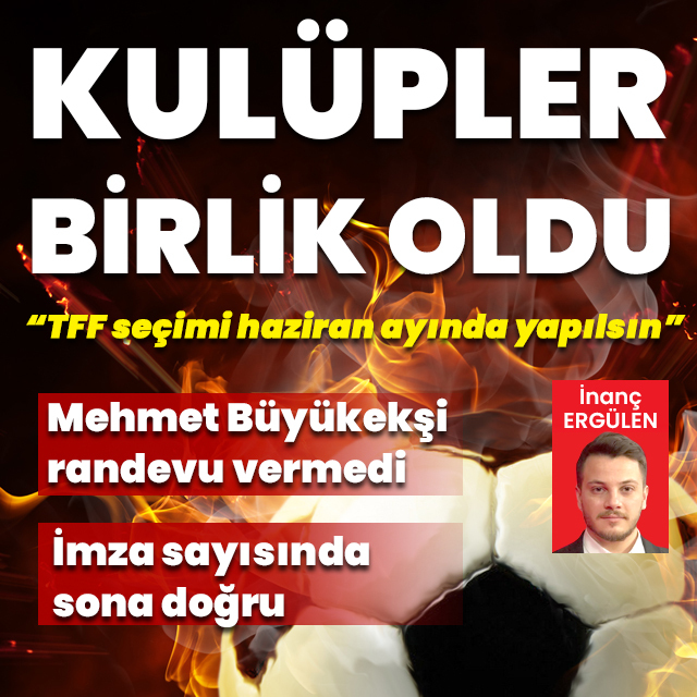 Kulüpler 'Birlik' oldu