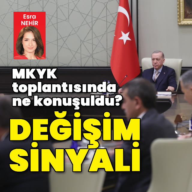 Cumhurbaşkanı Erdoğan'dan değişim sinyali