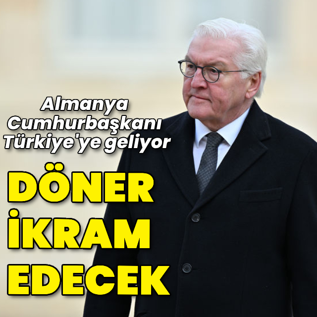 Almanya Cumhurbaşkanı Türkiye'de döner ikram edecek