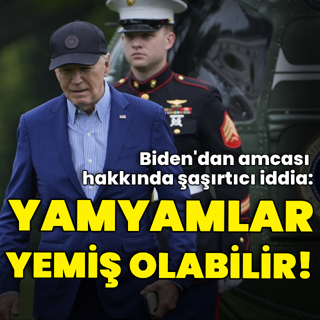 Biden: Amcamı yamyamlar yemiş olabilir