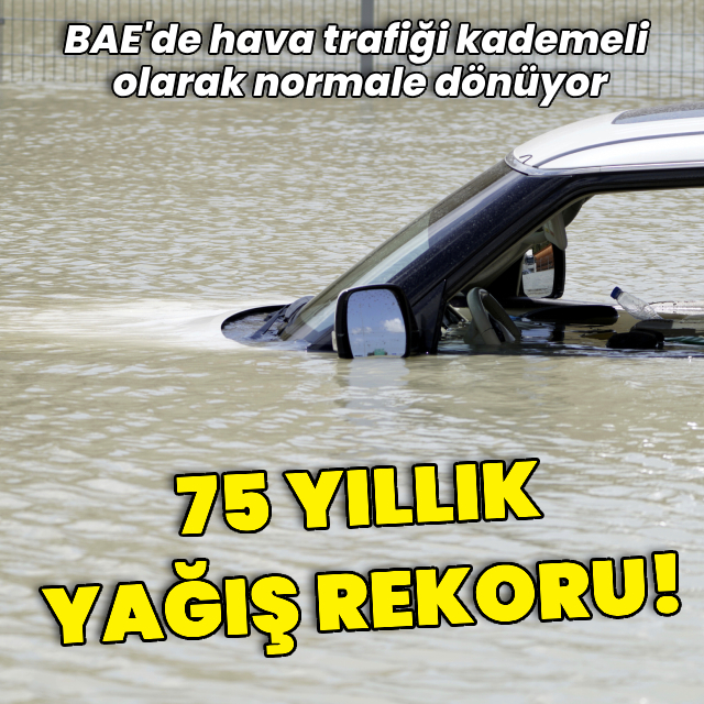 75 yılın yağış rekoru! Hava trafiği normale dönüyor