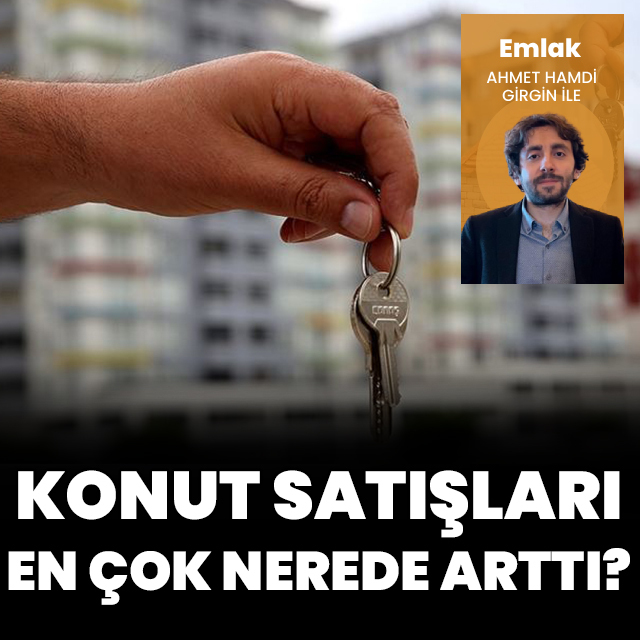 Konut satışının en çok arttığı şehirler