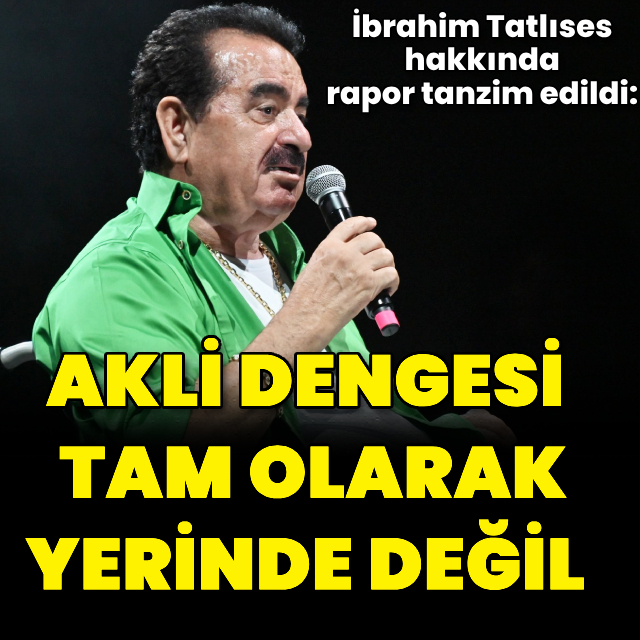 Akli dengesi yerinde değil raporu