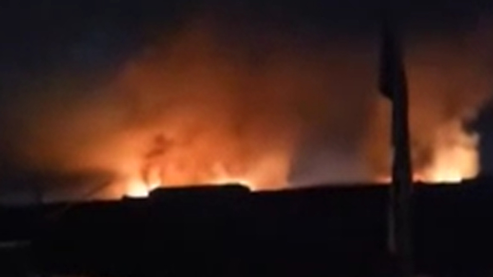 İran destekli grupların kullandığı askeri üsse saldırı