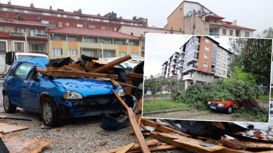 Fırtına yurdun batısını vurdu! Nisan kâbusu!