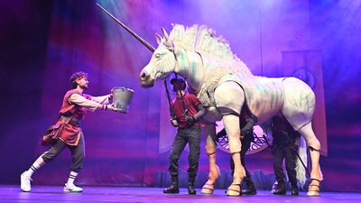 Çocuklarıyla eğlendiler