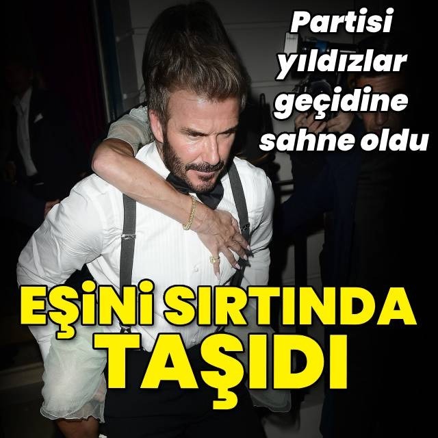 Eşini sırtında taşıdı