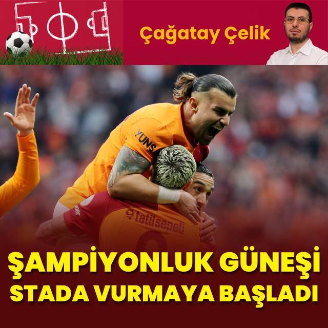 "Şampiyonluk güneşi stada vurmaya başladı"