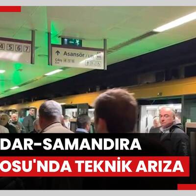 Üsküdar-Samandıra Metrosu'nda teknik arıza
