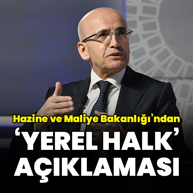 Bakanlıktan 'yerel halk' açıklaması
