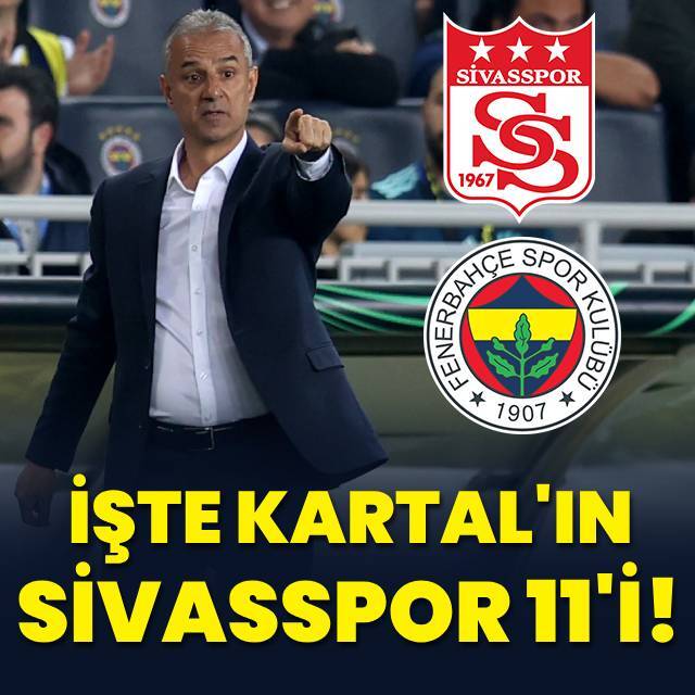 İşte İsmail Kartal'ın 11'i!