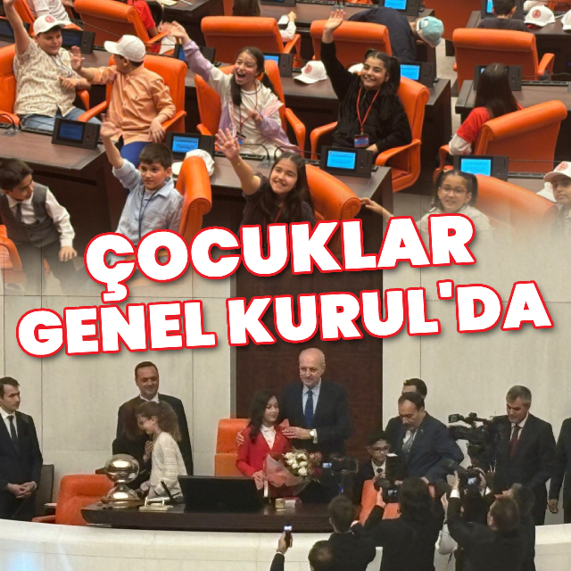 Çocuklar Meclis Genel Kurulu'nda