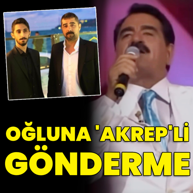 Tatlıses'ten oğluna gönderme