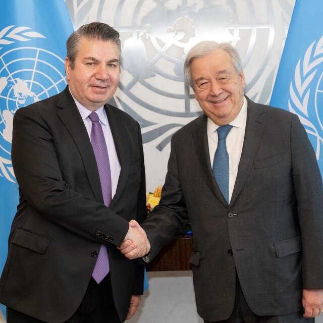 Önal'dan BM Genel Sekreteri Guterres'e veda ziyareti
