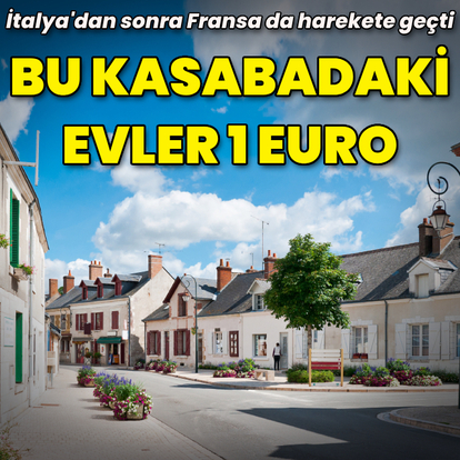 Bu Fransız kasabasında evler sadece 1 euro