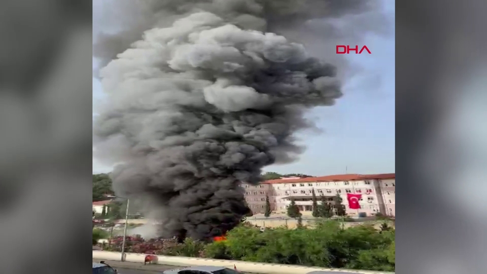 Hatay'da hastanede korkutan yangın!