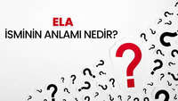 Ela isminin anlamı nedir?