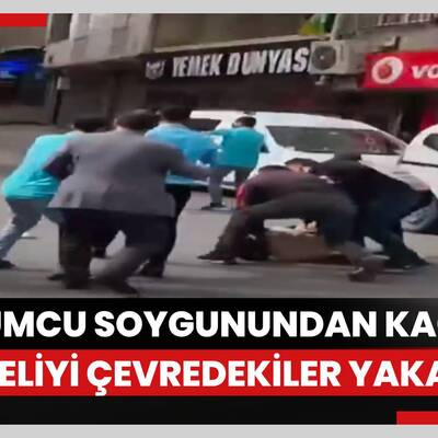 Küçükçekmece'de kuyumcuyu soygunu: Kaçan şüpheliyi çevredekiler yakaladı