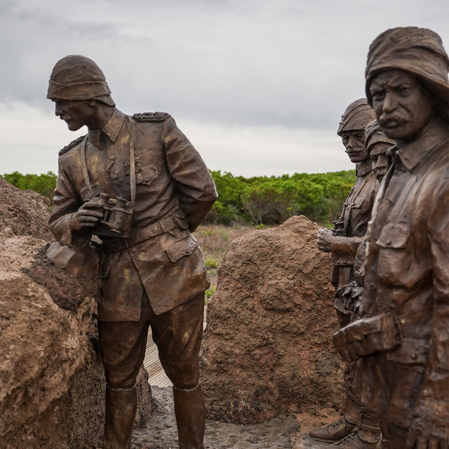 Çanakkale Kara Savaşları'nın 109'uncu yılı: Atatürk'ün siperde çekilen fotoğrafı ölümsüzleştirildi