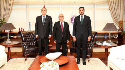 Ciner Medya'dan AYM Başkanı Özkaya'ya ziyaret