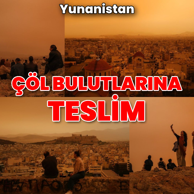 Yunanistan iki gündür turuncu