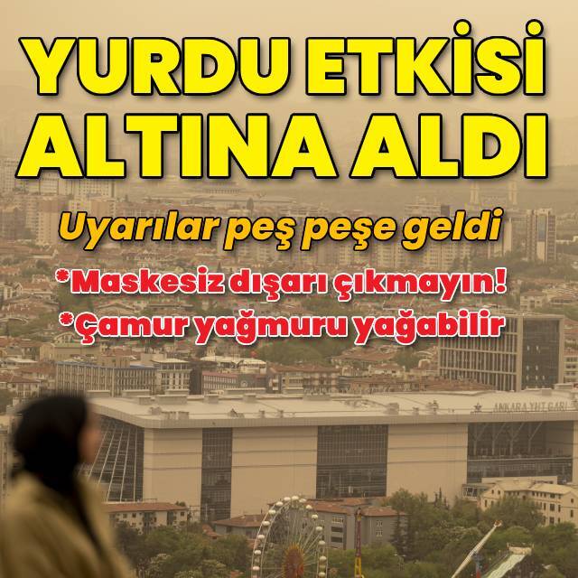 Toz taşınımı tüm yurdu etkisi altına aldı